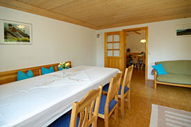 Gruppen - Gemeinschaftsraum im Ferienhaus